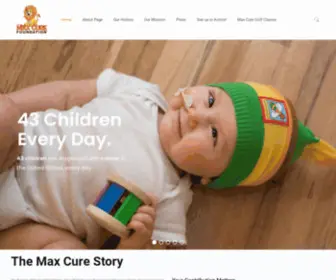 Maxcurefoundation.org(The Max Cure Foundation) Screenshot