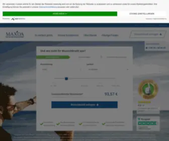 MaxDa.de(Kredit aufnehmen ▷ einfach) Screenshot