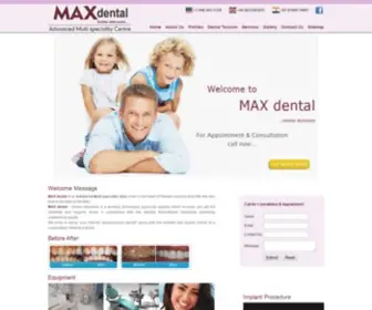 MaxDental.in(Best Dental Clinic) Screenshot