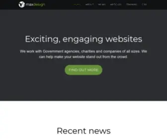 MaxDesign.com.au(Responsive Web Design) Screenshot
