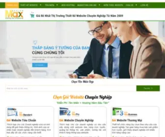 MaxDesign.vn(Thiết kế website chuyên nghiệp) Screenshot