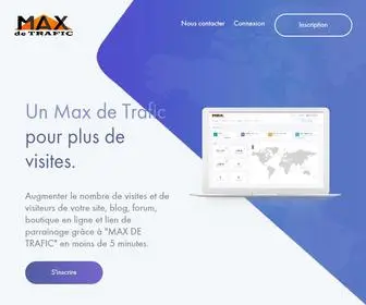 MaxDetrafic.com(Max de Trafic) Screenshot