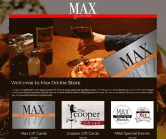MaxDiningcard.com(Max Dining Card) Screenshot