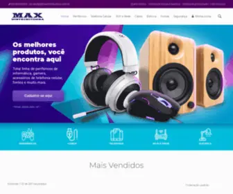 MaxDis.com.br(Max Distribuidora de produtos para Informática e Eletrônicos) Screenshot