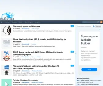 Maxedtech.com(IT and UNi Xonar Drivers) Screenshot