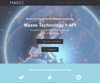 Maxee.eu(Wireless Energy Data Logger Through IoT) Screenshot