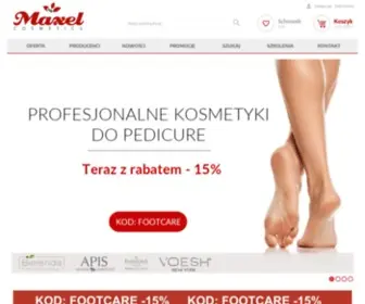 Maxel-Cosmetics.pl(Hurtownia Kosmetyczna) Screenshot