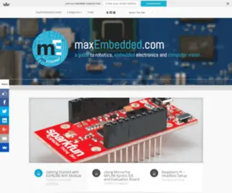 Maxembedded.com(A guide to robotics) Screenshot