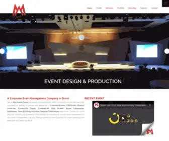 Maxeventsdubai.com(Event Management Companies in Dubai) Screenshot