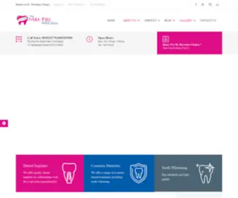 MaxfaCDentalclinic.com(Dental Clinic) Screenshot