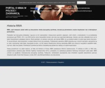 Maxfight.pl(Portal o MMA w Polsce i zagranicą) Screenshot