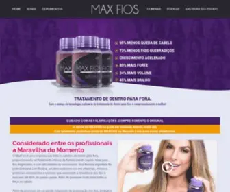 Maxfios.com(Tratamento para queda de cabelo) Screenshot