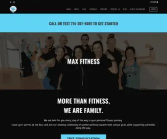 Maxfitnesshb.com(Max Fitness) Screenshot