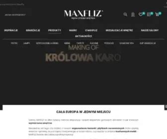 Maxfliz.pl(Produkty wnętrzarskie najwyższej jakości) Screenshot
