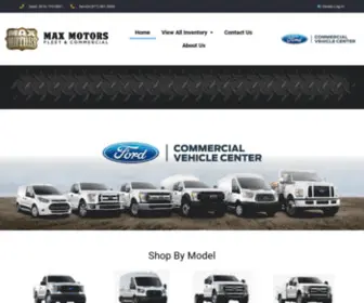 Maxfordcommercial.com(Work Trucks For Sale) Screenshot