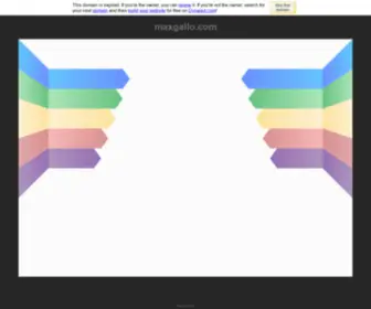 Maxgallo.com(maxgallo) Screenshot