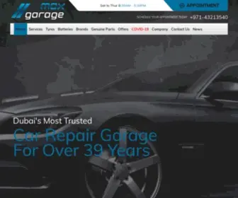 Maxgarage.ae(Dubai's Leading Independent Car Garage) Screenshot