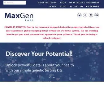 Maxgenlabs.com(MaxGen Labs) Screenshot