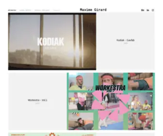 Maxgirard.ca(Maxime Girard) Screenshot