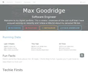 Maxgoodridge.com(Max Goodridge) Screenshot