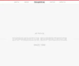 Maxgraphic.eu(An impressive experience since 1999) Screenshot