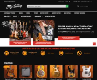Maxguitarstore.com(Max Guitar Store) Screenshot