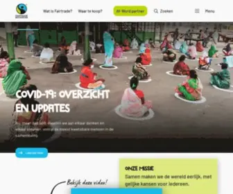 Maxhavelaar.nl(Fairtrade) Screenshot