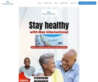 Maxhealthinvention.com(Your Health is Our Priority) Screenshot