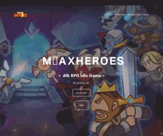 Maxheroes.com(Maxheroes) Screenshot