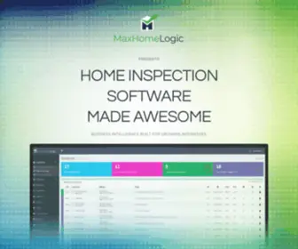 Maxhomelogic.com(Home Inspection Software Made Awesome) Screenshot