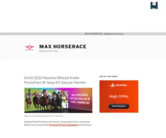 Maxhorserace.com(Maxhorserace) Screenshot
