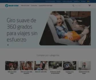 Maxi-Cosi.es(Página principal) Screenshot