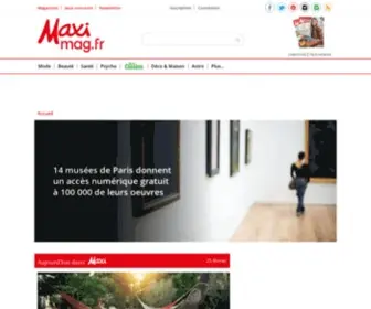 Maxi-MAG.fr(Votre magazine féminin mode) Screenshot