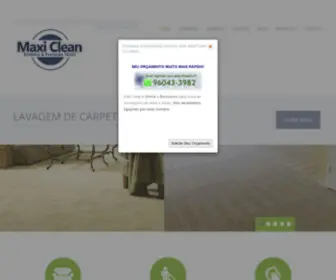 Maxiclean.com.br(MaxiClean do Brasil) Screenshot