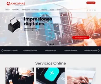 Maxicopias.com(Maxicopias México) Screenshot