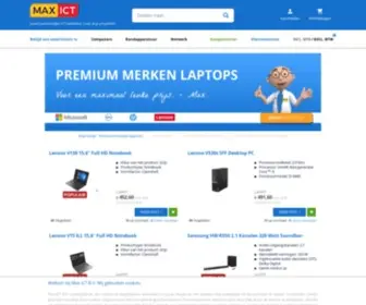 Maxict.nl(Max ICT B.V. · Dé ICT webwinkel voor zakelijk & consument) Screenshot