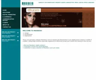 Maxideia.com(Parallels H) Screenshot