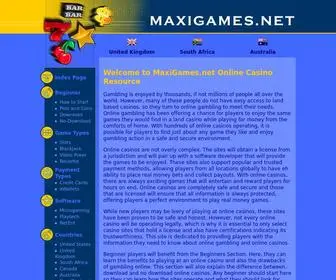 Maxigames.net Screenshot