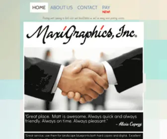 Maxigraphics.com(Graphic Design Group) Screenshot