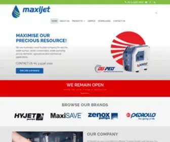 Maxijet.com.au(Maxijet Australia Pty Ltd) Screenshot