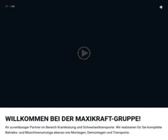 Maxikraft.de(MAXIKraft Gruppe) Screenshot