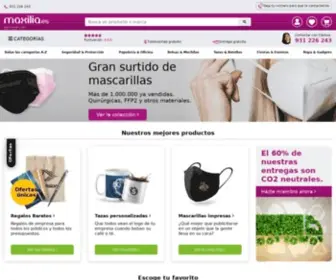 Maxilia.es(Regalos Publicitarios y de Empresa) Screenshot