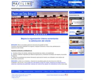 Maxiline.com.ar(Postes de cord髇) Screenshot