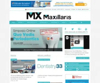 Maxillaris.com(Revista del sector dental) Screenshot