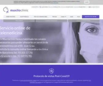 Maxiloclinic.com(Cirugía Maxilofacial Barcelona) Screenshot