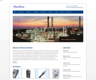 Maximaautomation.com(Maxima) Screenshot