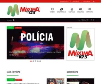 Maximafm.radio.br(Máxima) Screenshot