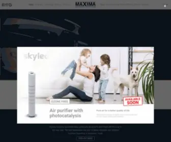 Maximaitalia.com(Steam and vacuum machines for ecological cleaning) Screenshot