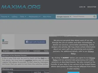 Maxima.org(Home To Maxima Enthusiasts) Screenshot