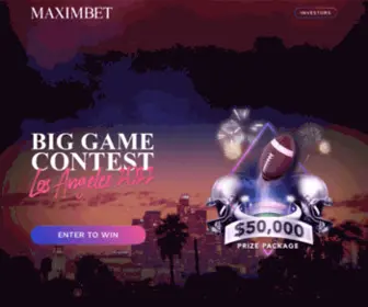 Maximbet.com Screenshot